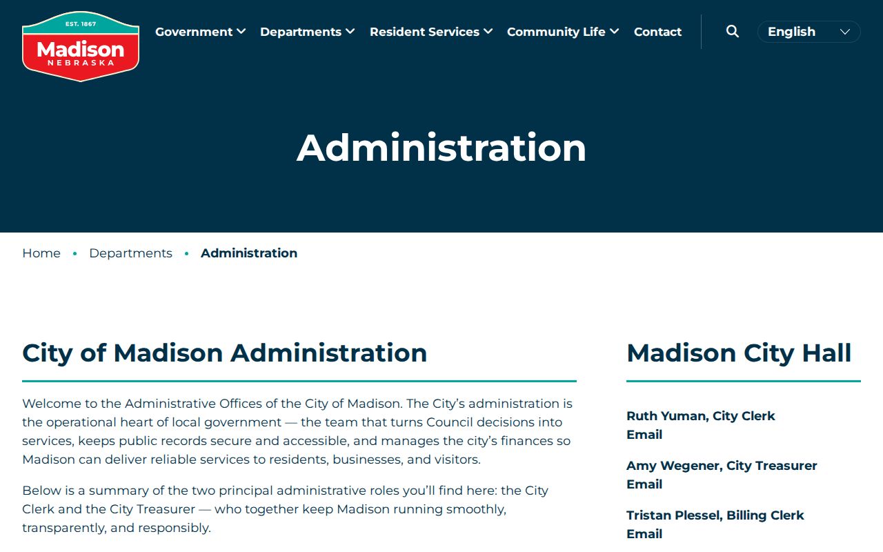 City of Madison public records route for Madison warrant search